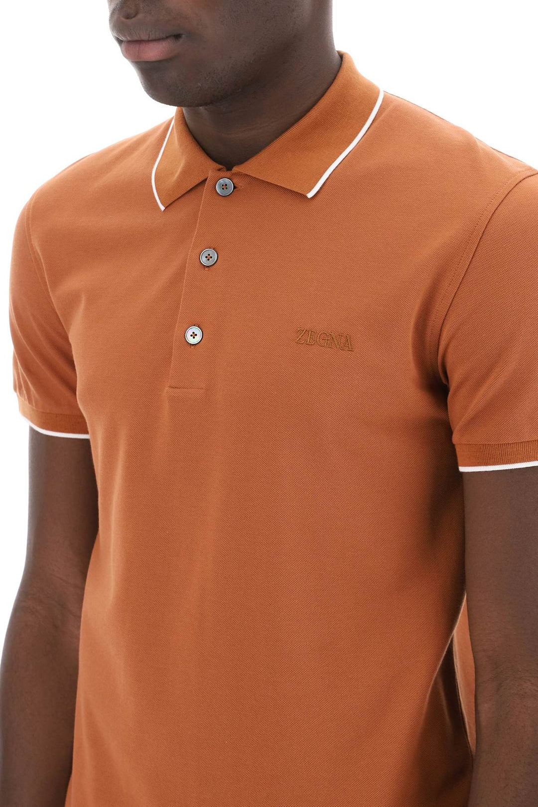 Polo Slim Fit In Cotone Stretch