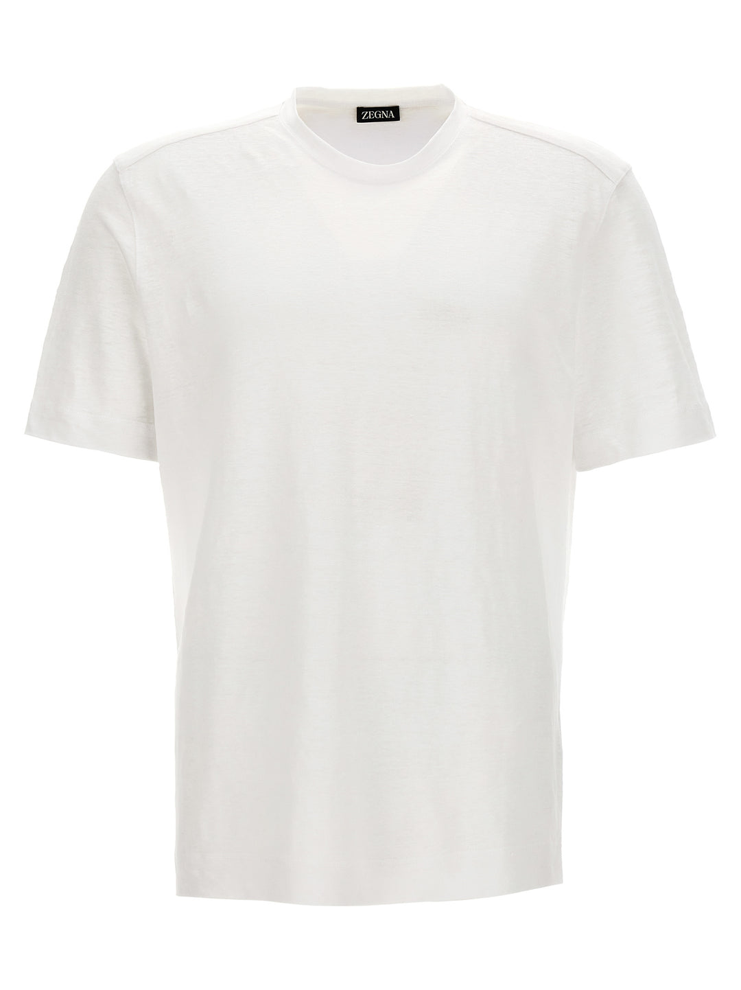 Linen T Shirt Bianco