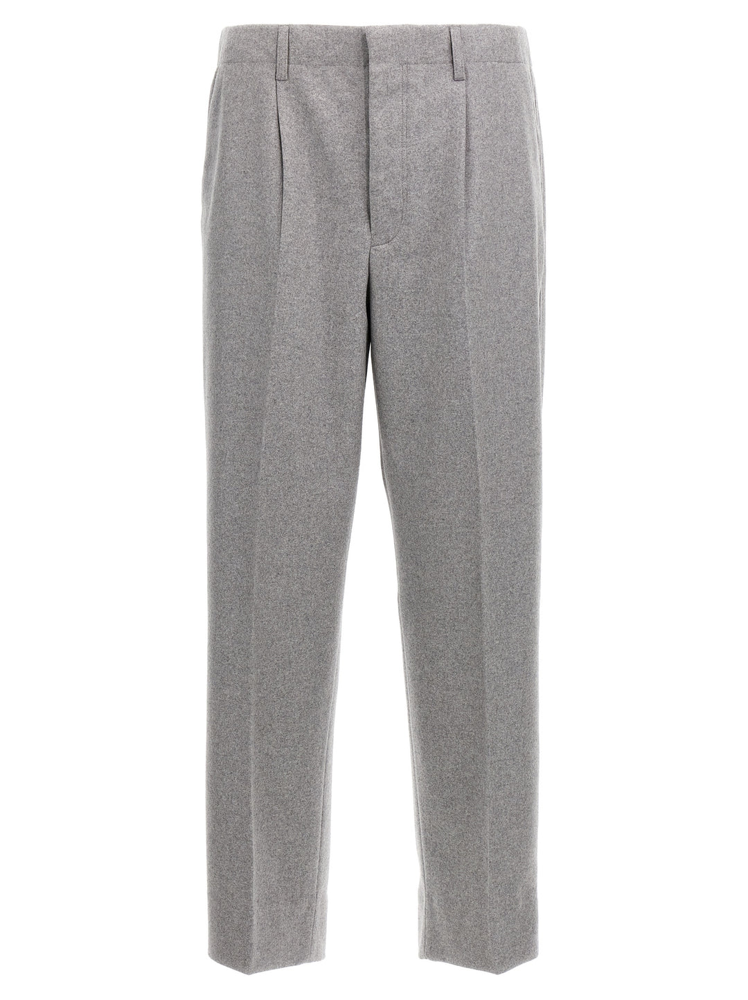 Cashmere Wool Pantaloni Grigio