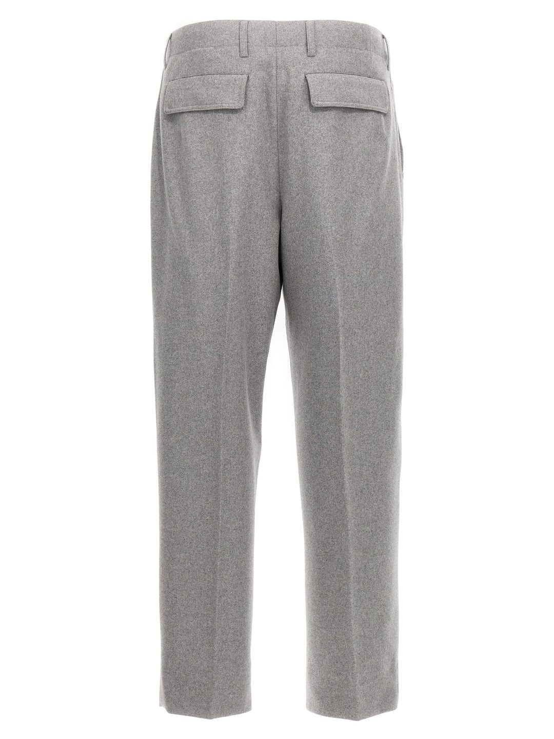 Cashmere Wool Pantaloni Grigio