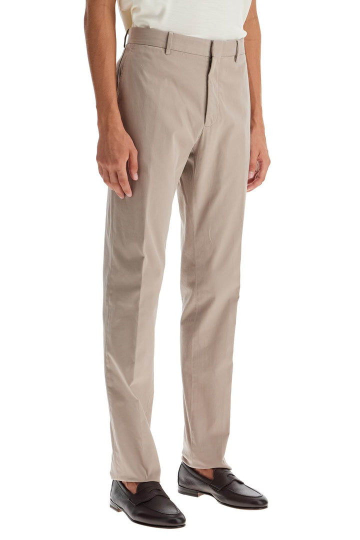 Pantaloni In Cotone Stretch