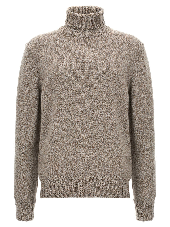 Turtle-Neck Sweater Maglioni Beige