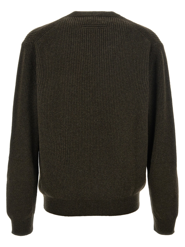 Zip Pocket Sweater Maglioni Marrone