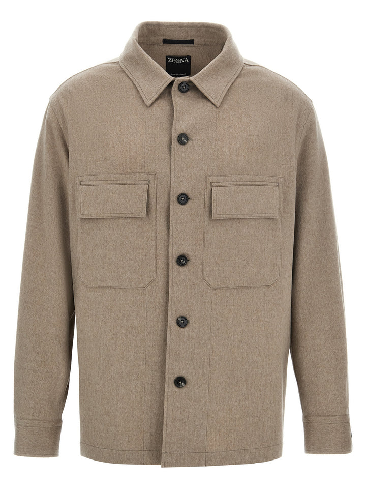 Cashmere Shirt Camicie Beige