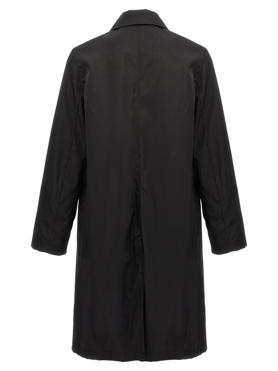 Technical Twill Trench Coat Trench E Impermeabili Nero