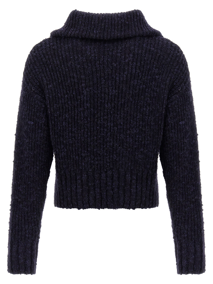 Half Zip Sweater Maglioni Blu