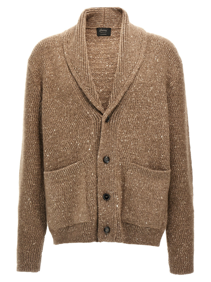 Shawl Neck Cardigan Maglioni Beige