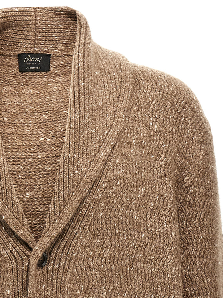 Shawl Neck Cardigan Maglioni Beige