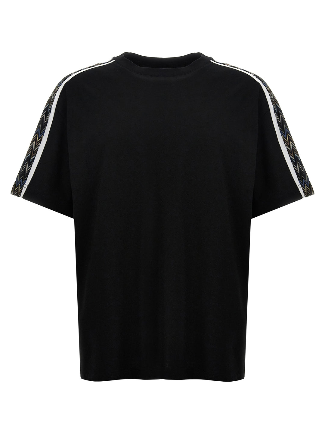 Zig Zag T Shirt Nero