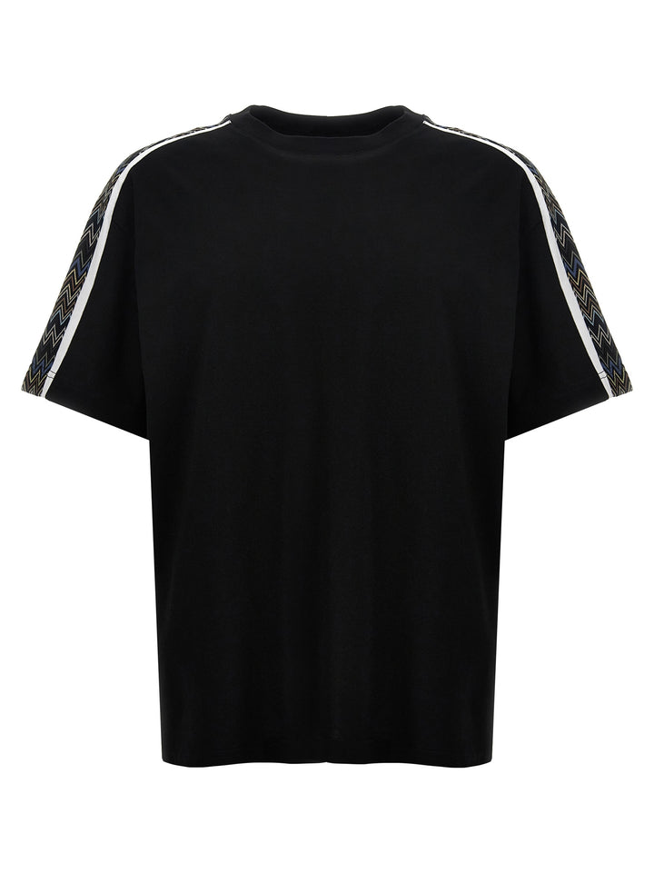 Zig Zag T Shirt Nero