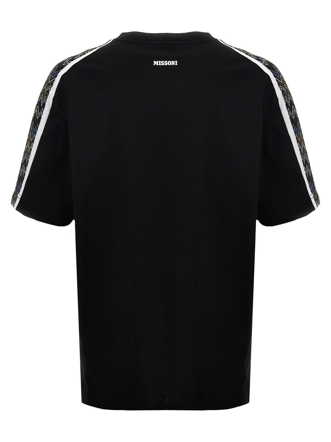 Zig Zag T Shirt Nero