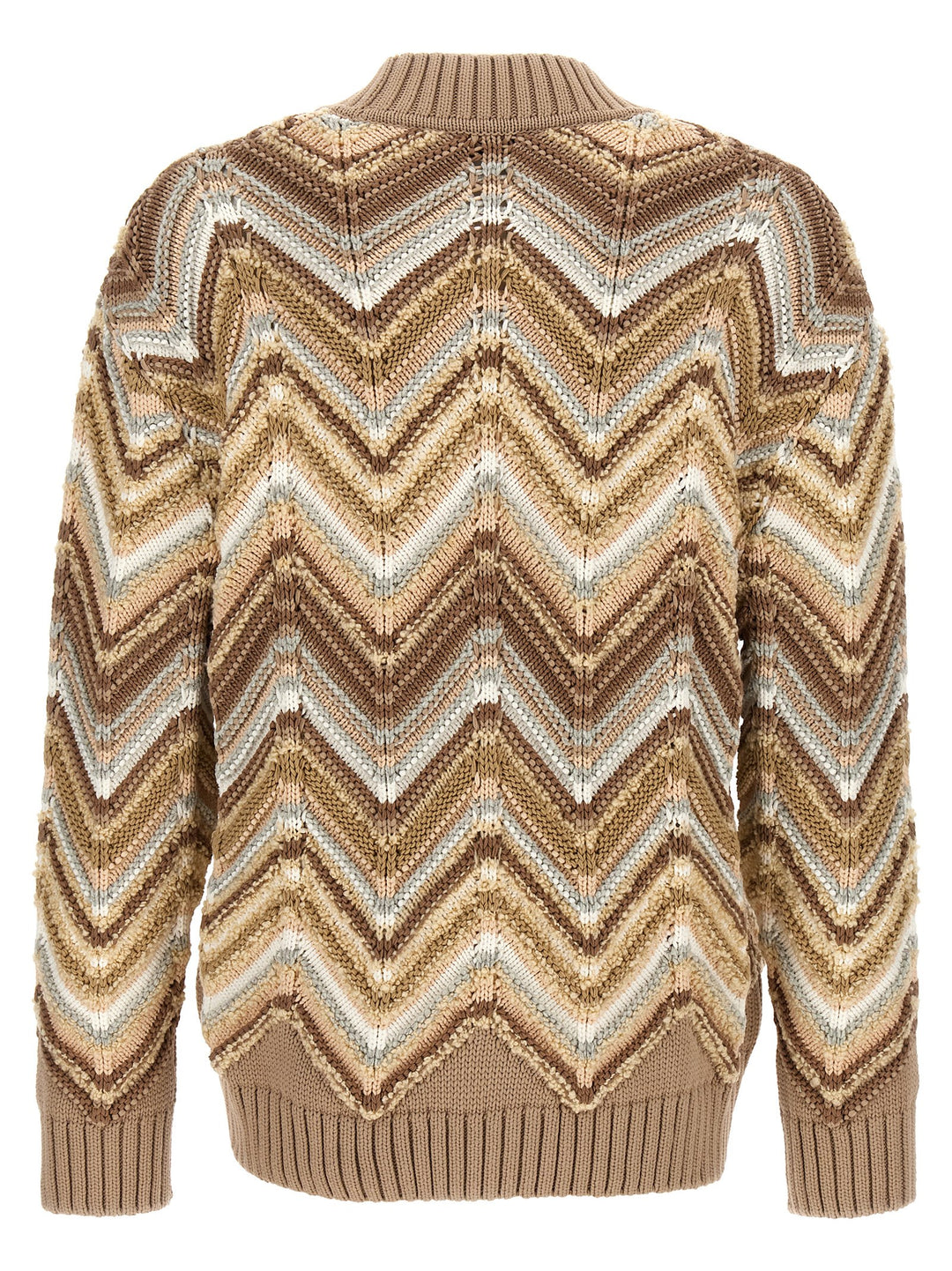 Zig Zag Maglioni Beige