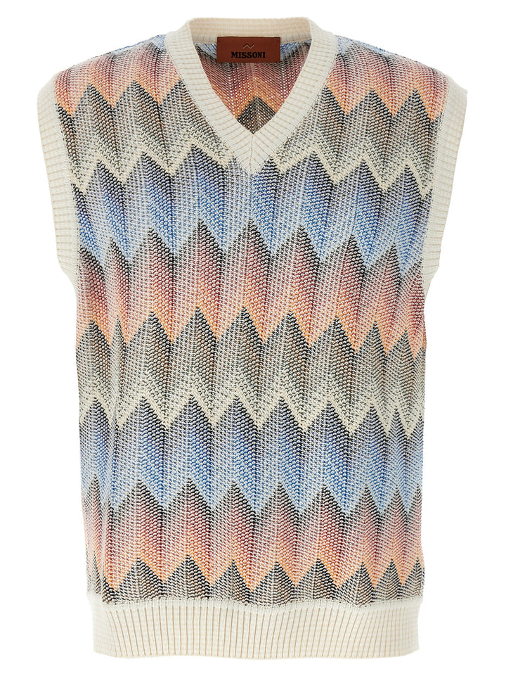 Chevron Vest Gilet Multicolor