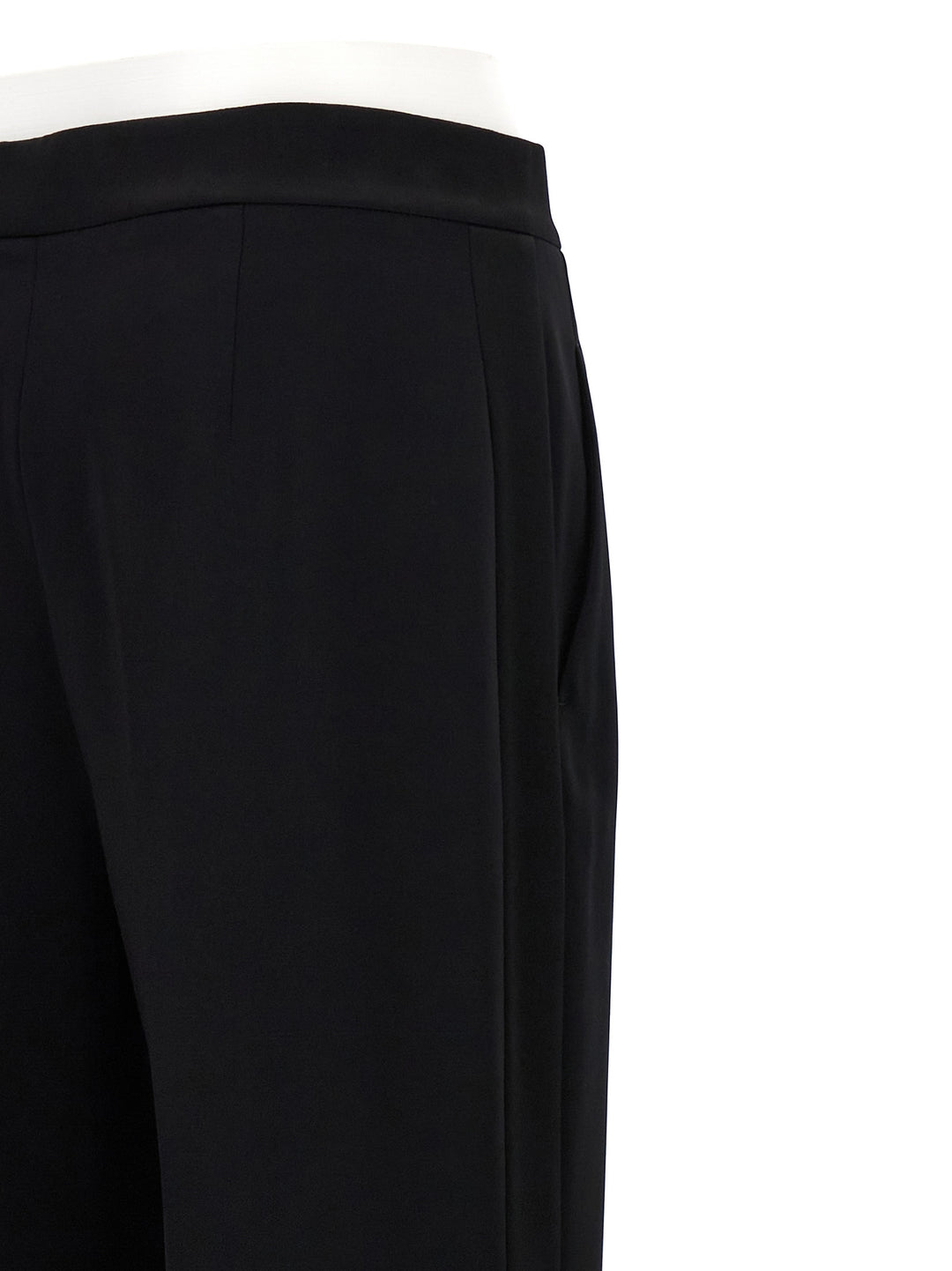 Satin Band Pantaloni Nero