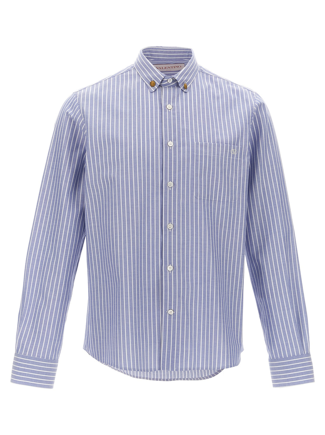 Valentino Garavani Striped Shirt Camicie Celeste