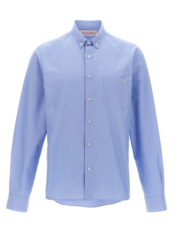 Valentino Garavani Button Down Shirt Camicie Celeste