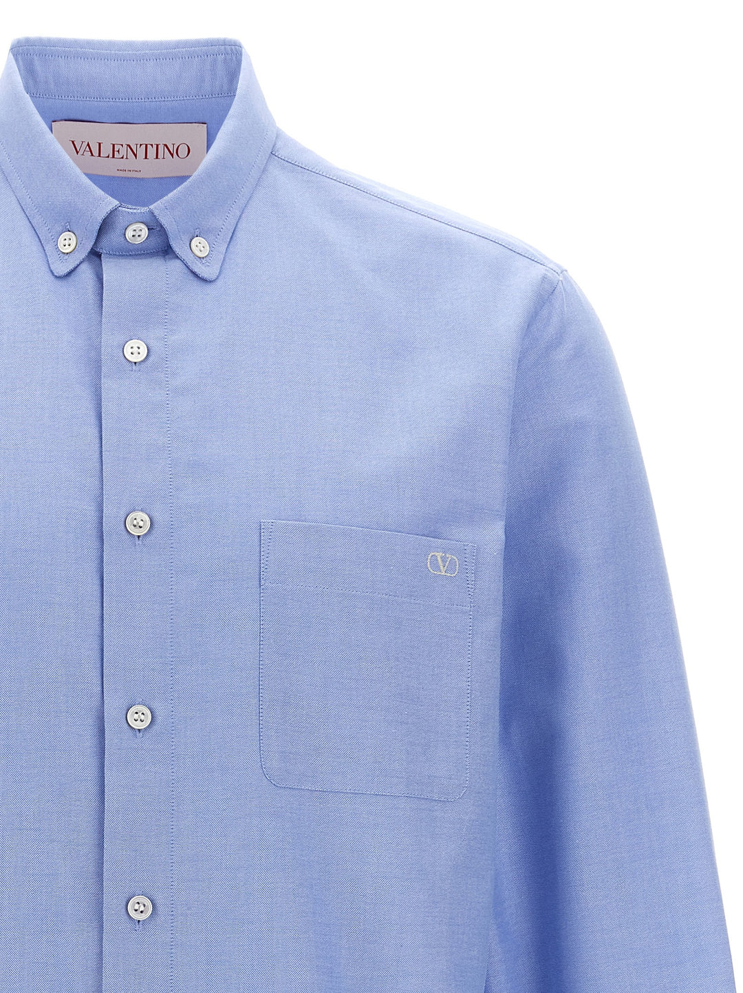 Valentino Garavani Button Down Shirt Camicie Celeste