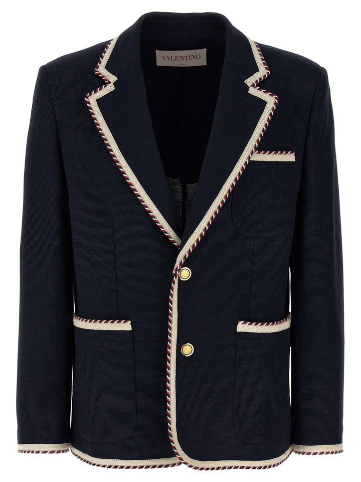 Valentino Garavani Torchon Blazer Blu