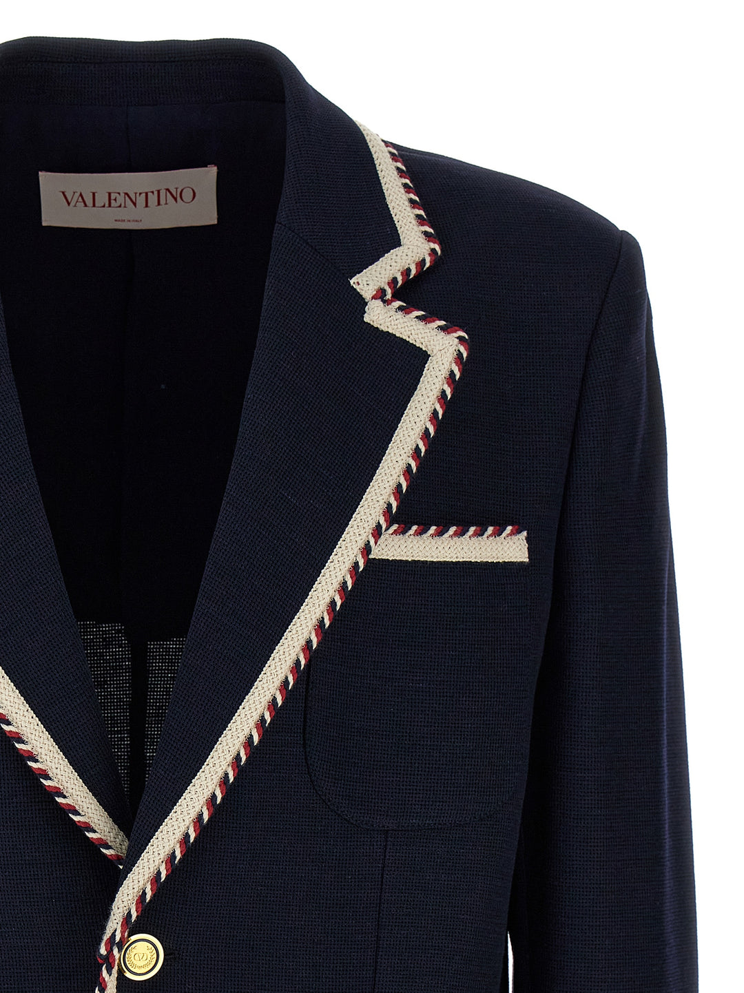 Valentino Garavani Torchon Blazer Blu