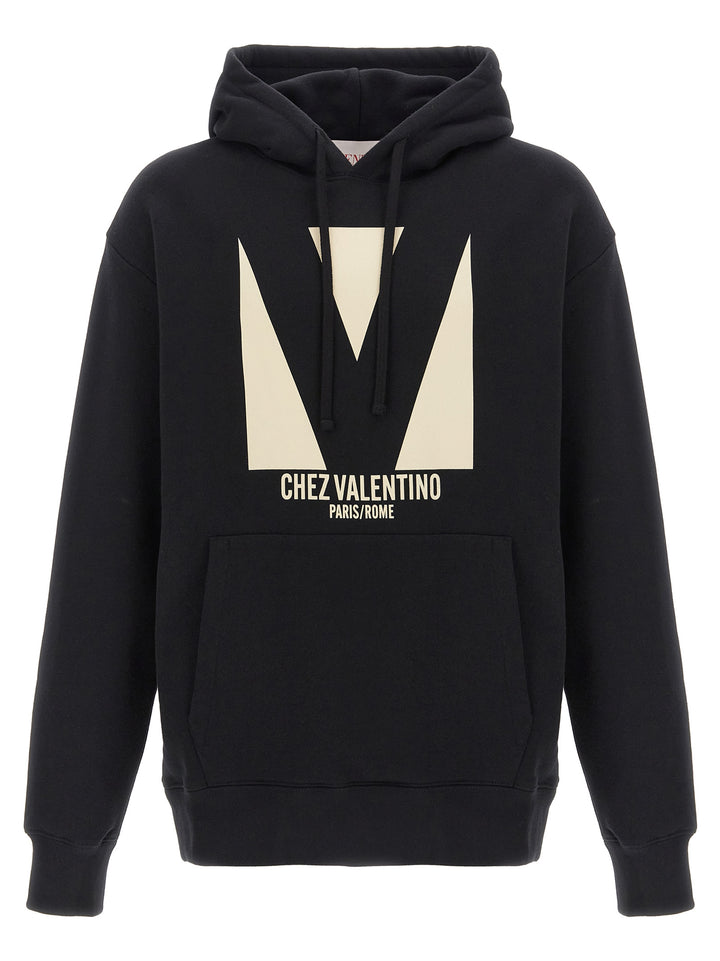 Valentino Garavani Hoodie Felpe Nero