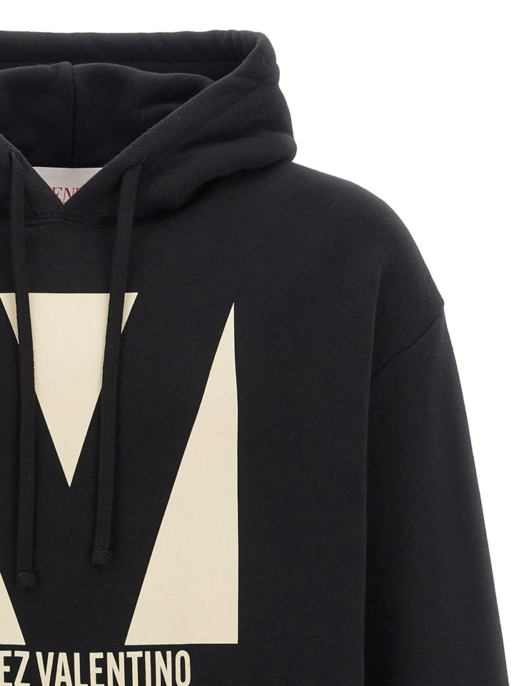 Valentino Garavani Hoodie Felpe Nero