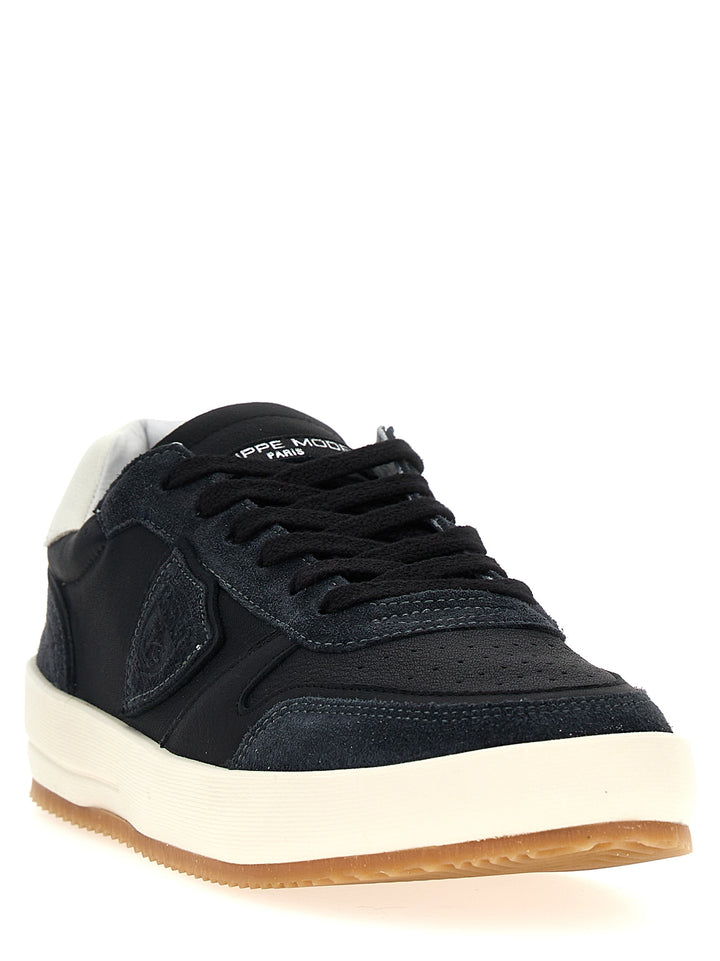 Nice Low Man Sneakers Bianco/Nero