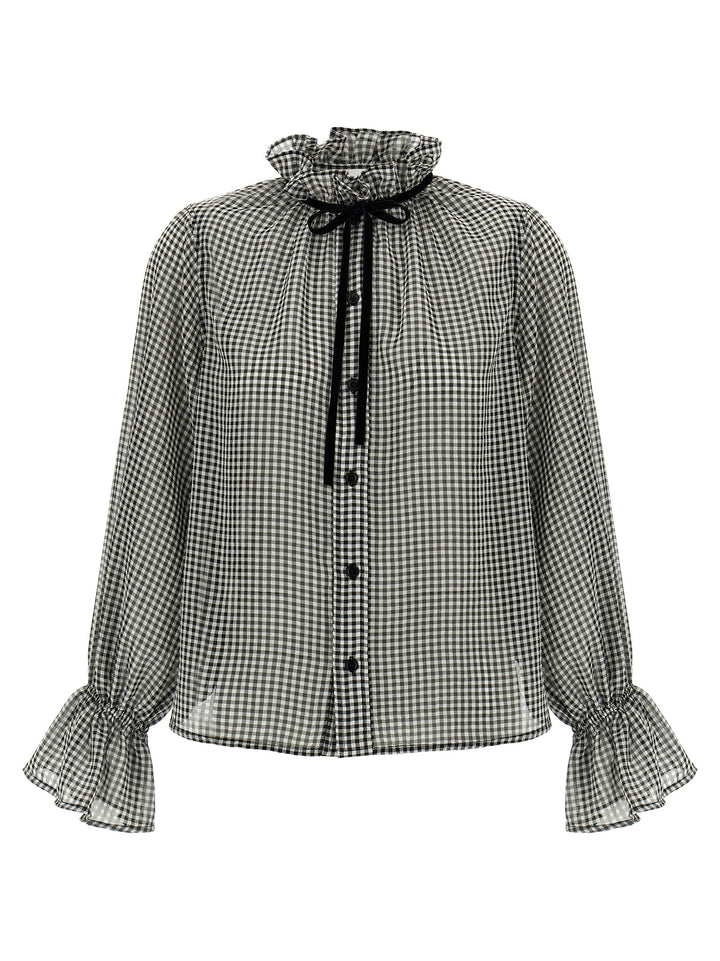 Vichy Shirt Camicie Nero