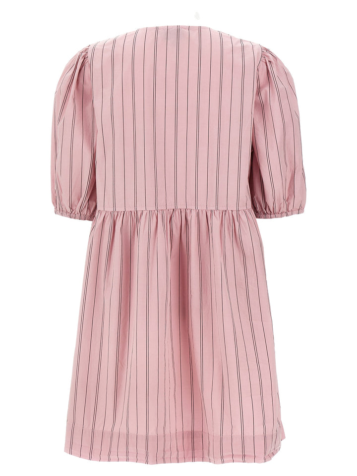 Poplin Bow Dress Abiti Rosa