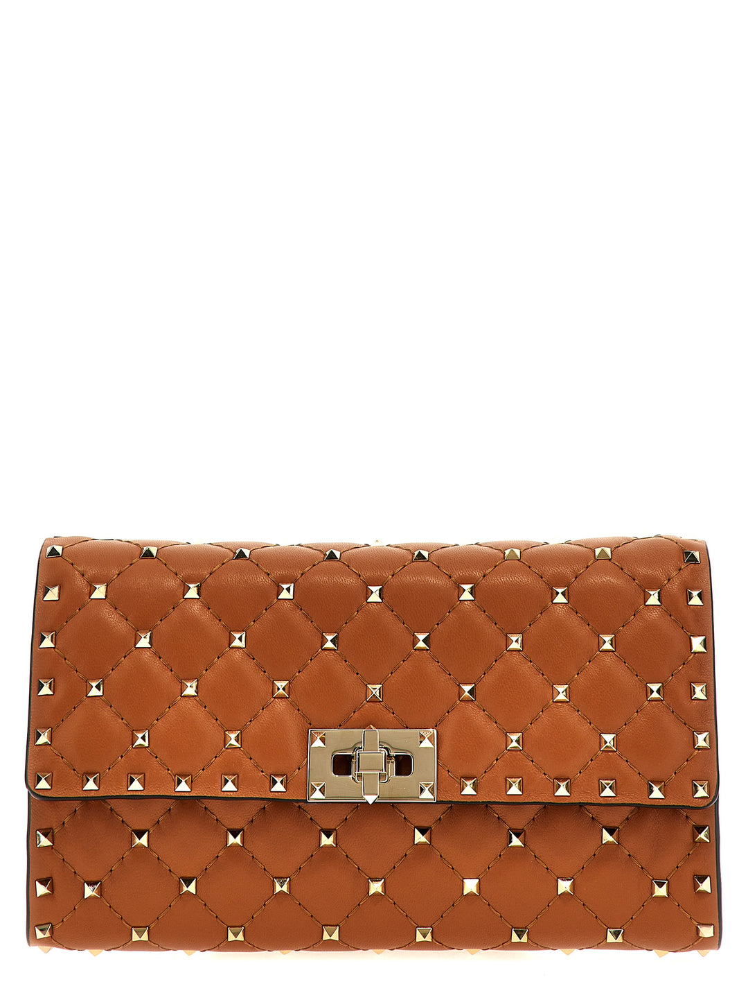 Rockstud Spike Borse A Spalla Marrone