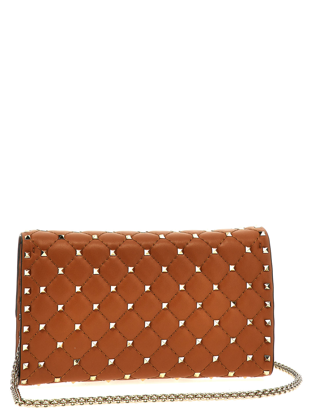 Rockstud Spike Borse A Spalla Marrone