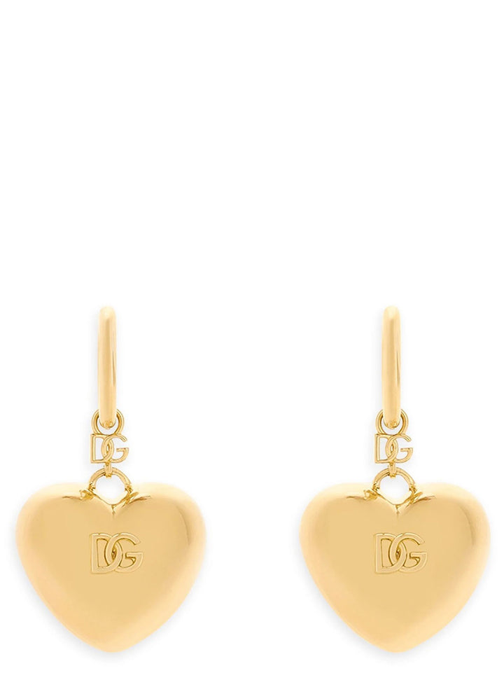 Heart Pendant Earrings Gioielli Oro