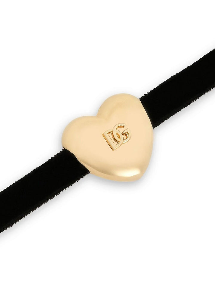 Heart Velvet Choker Gioielli Multicolor