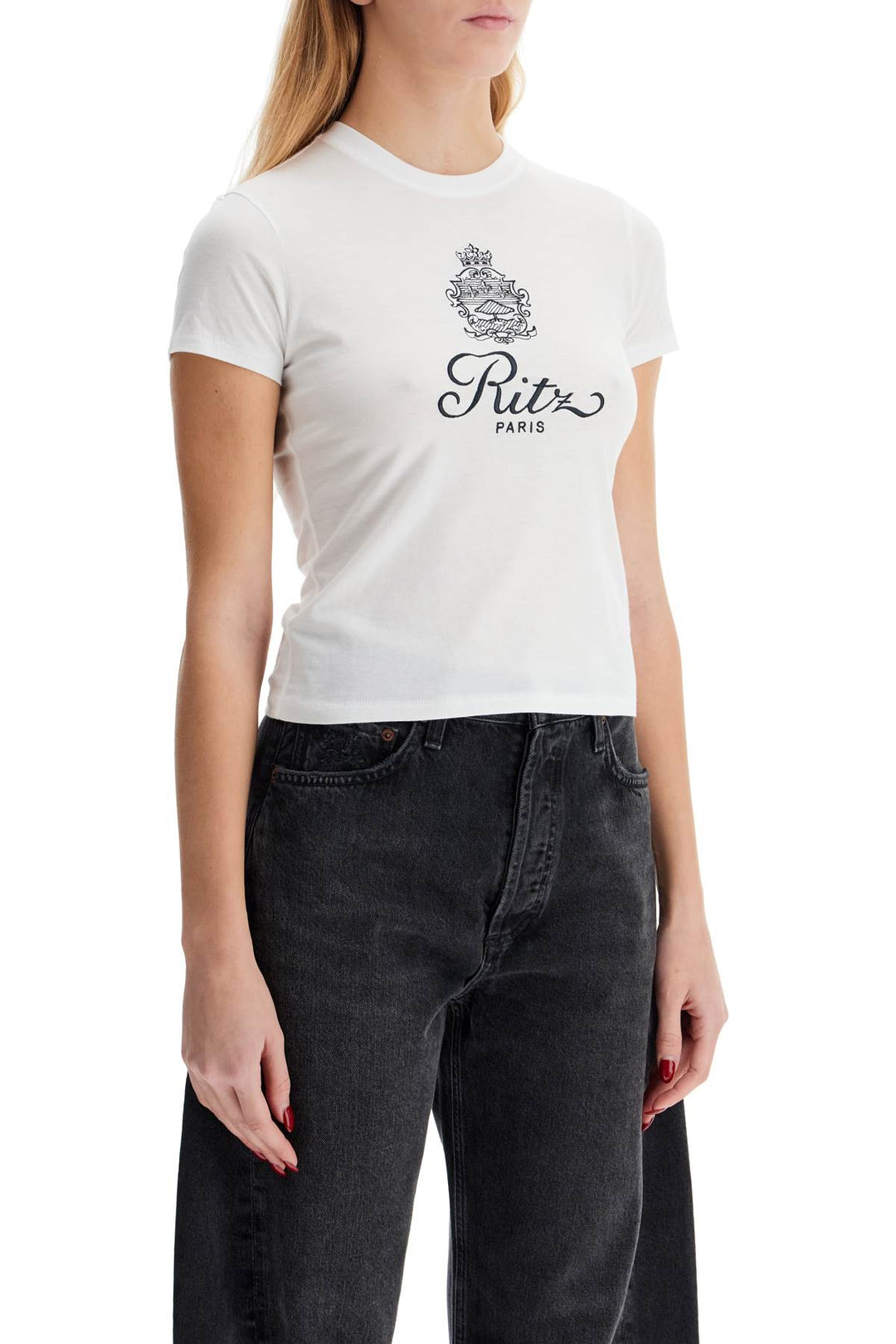 T Shirt Ricamata Frame X Ritz Paris