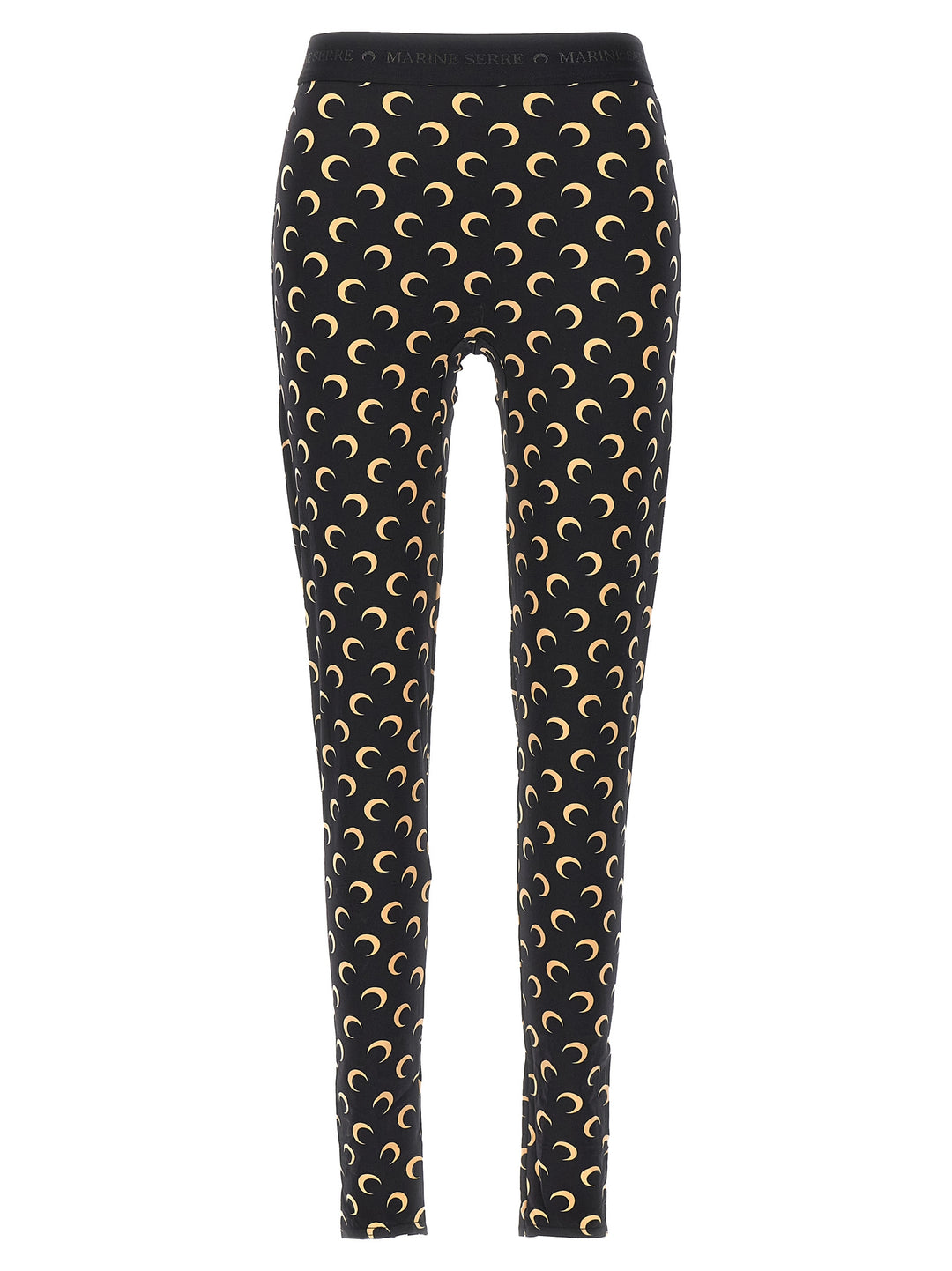 Moon Printed Leggings Nero