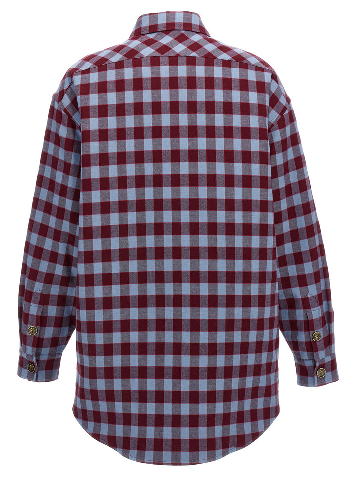 Check Overshirt Camicie Multicolor