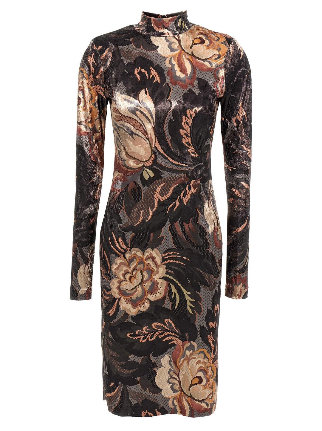 Floral Foliage Dress Abiti Multicolor