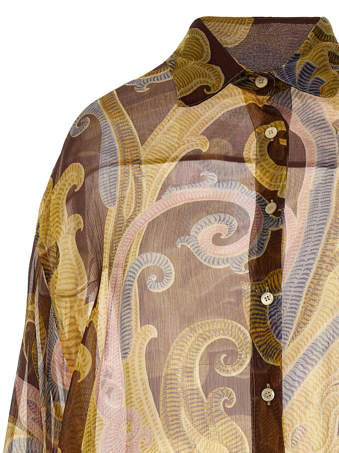 Printed Silk Shirt Camicie Multicolor