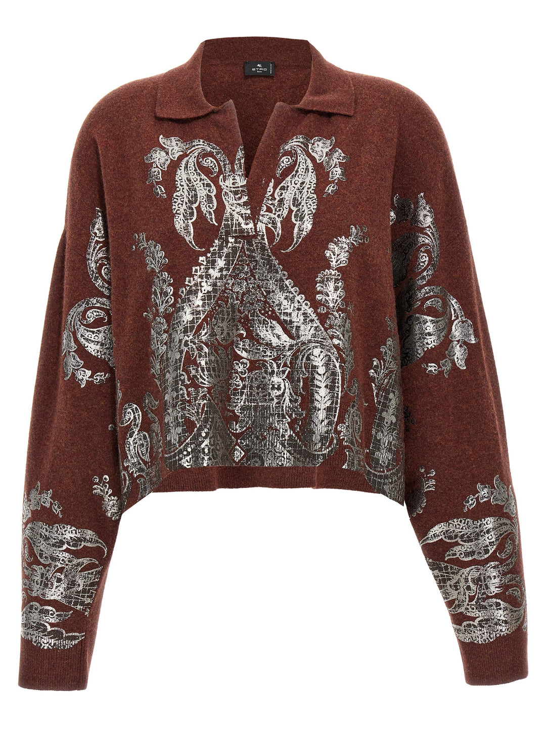 Printed Sweater Maglioni Marrone