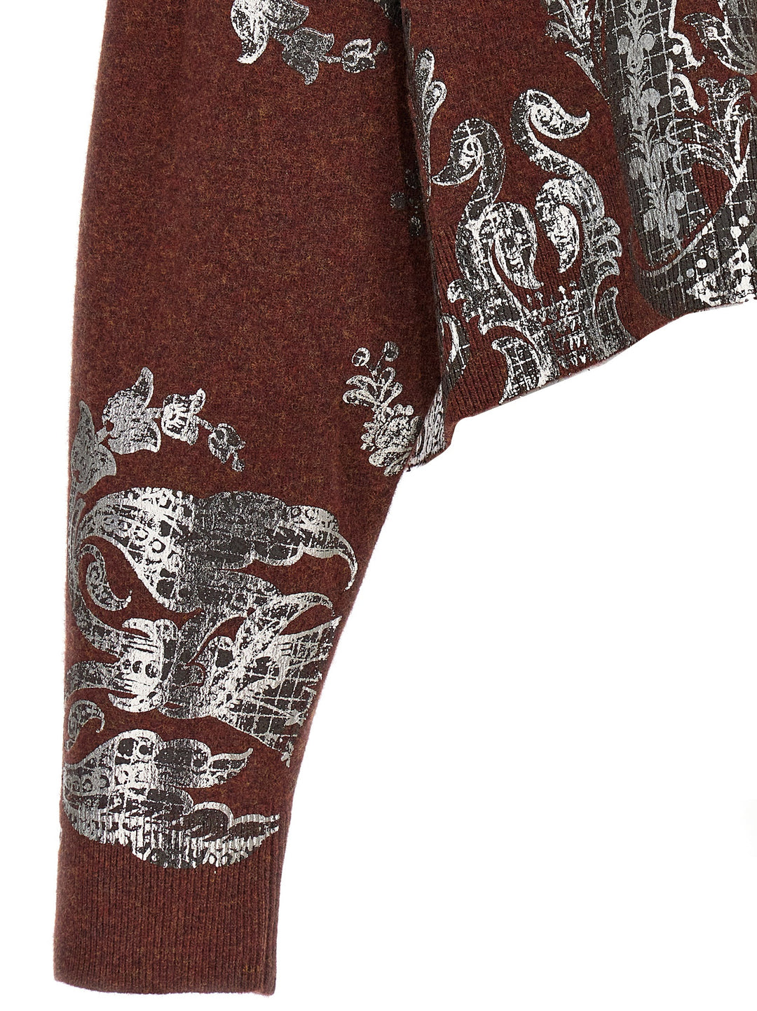 Printed Sweater Maglioni Marrone