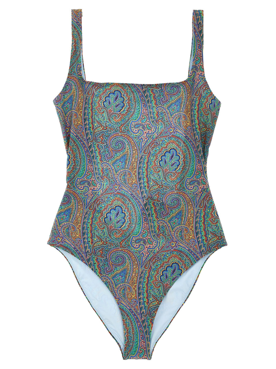 Paisley One-Piece Swimsuit Beachwear Multicolor