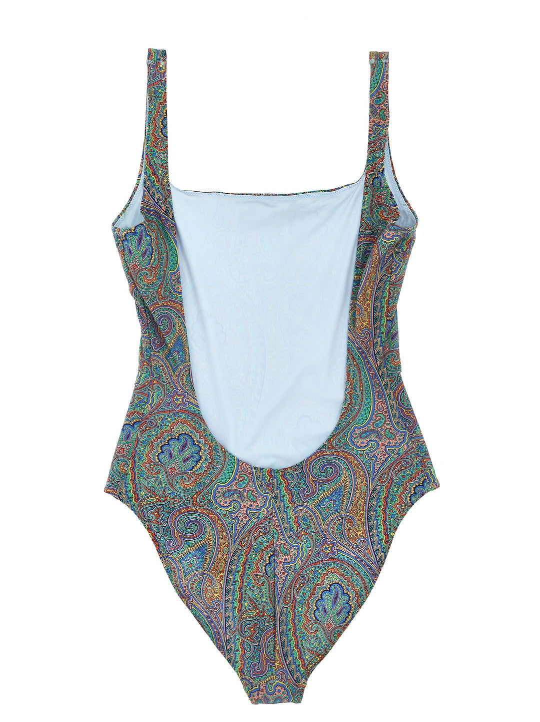 Paisley One-Piece Swimsuit Beachwear Multicolor