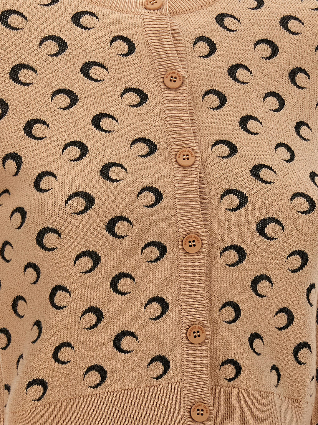 Moon Jacquard Maglioni Beige