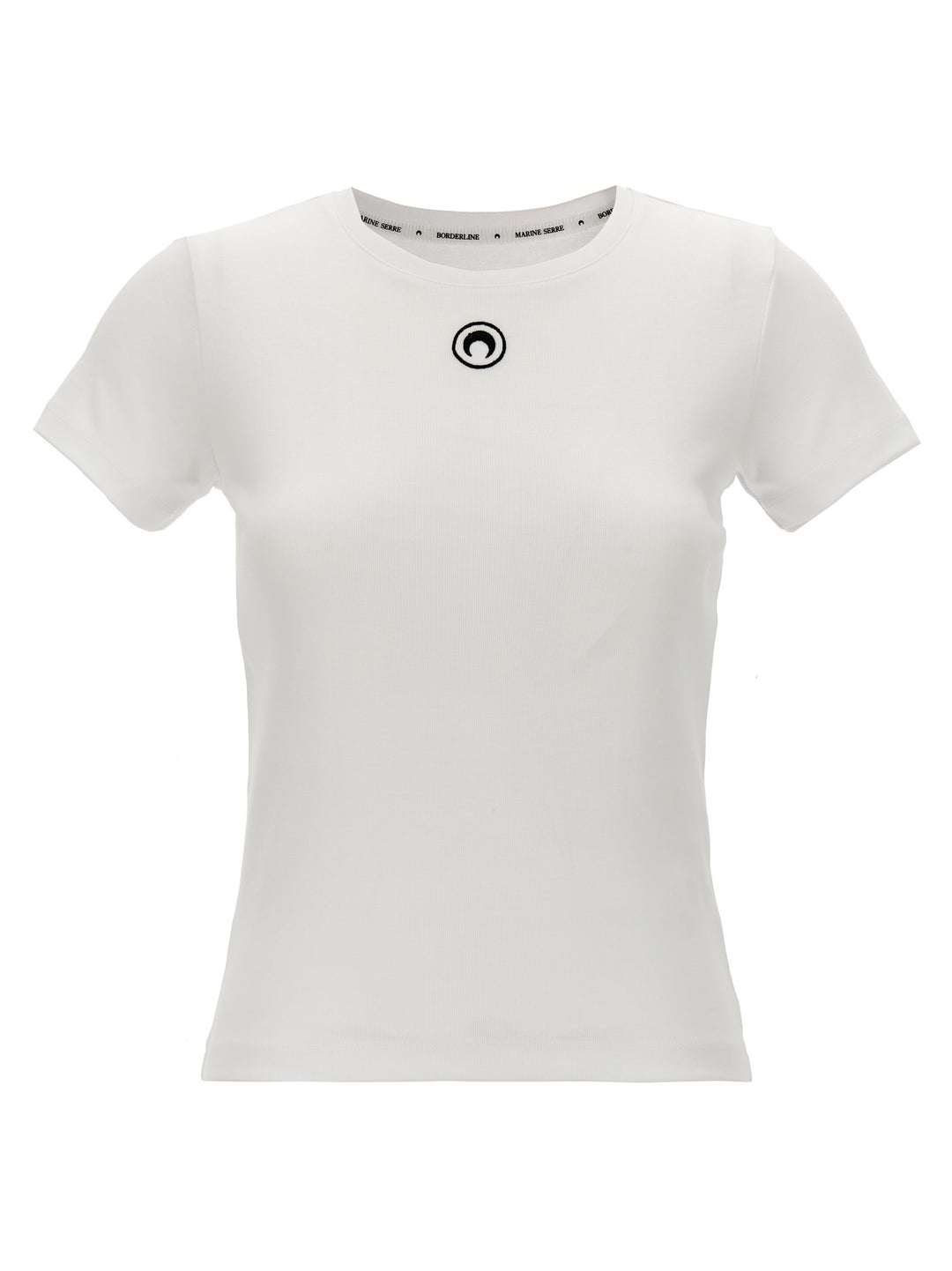 Moon Logo T Shirt Bianco