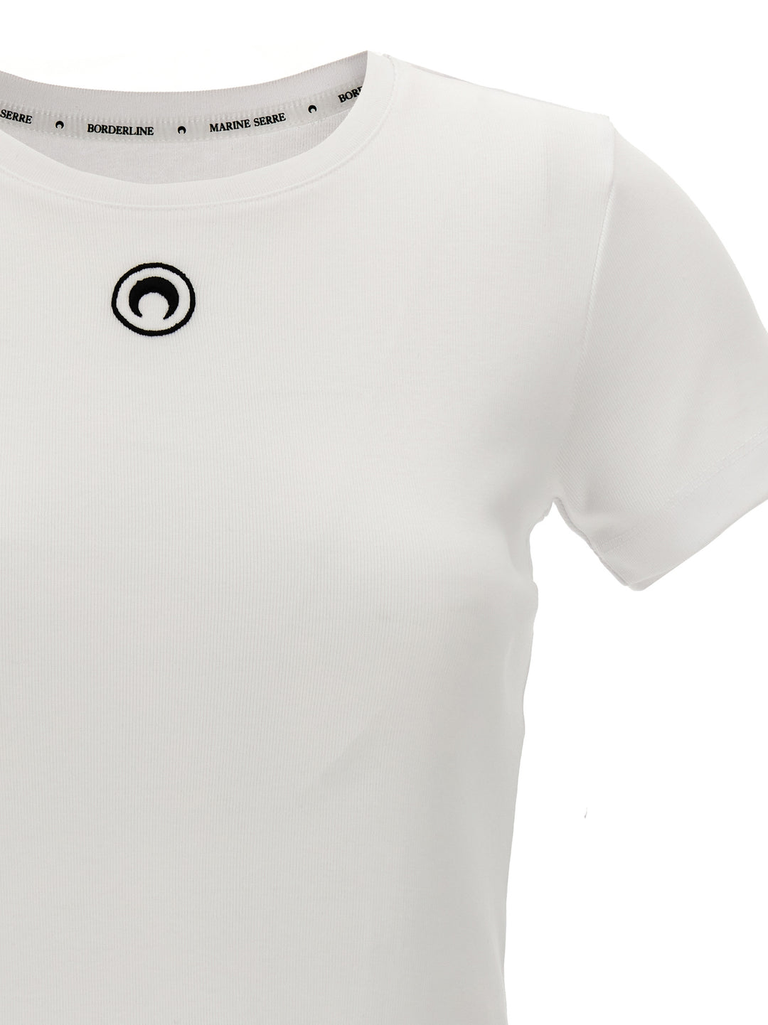 Moon Logo T Shirt Bianco