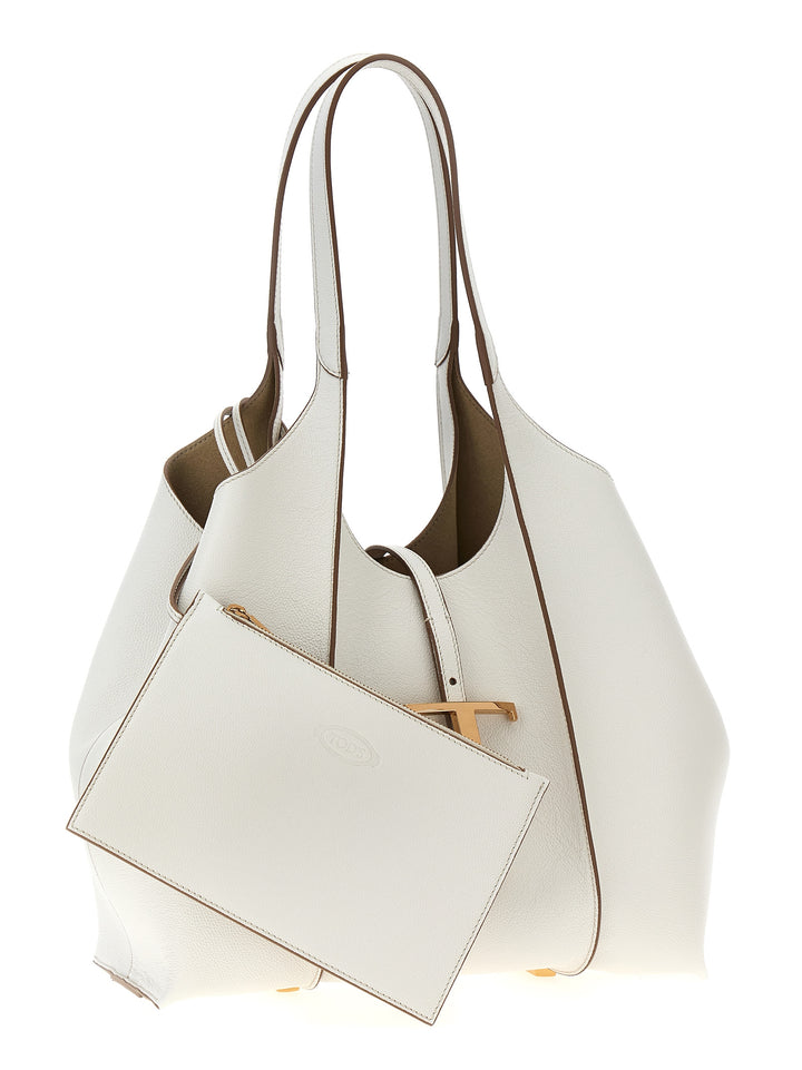 T Timeless Tote Bianco