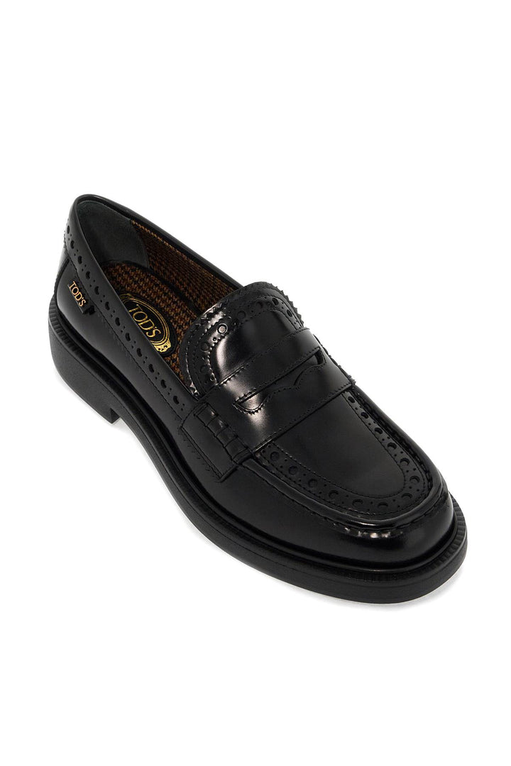 Mocassini In Pelle Brogue