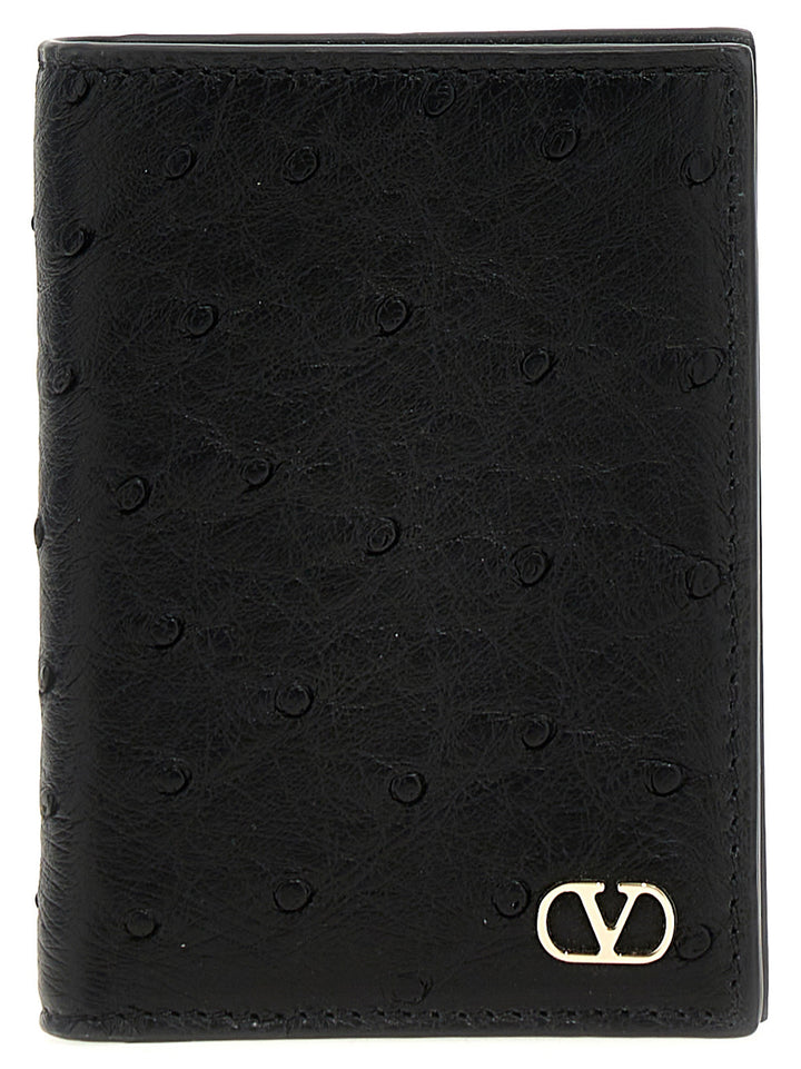 Valentino Garavani Vlogo Cardholder Portafogli Nero