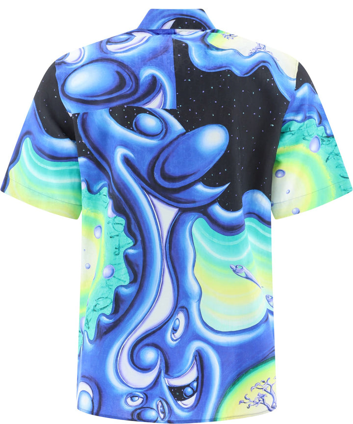 Kenny Scharf X Dior Shirts Blu