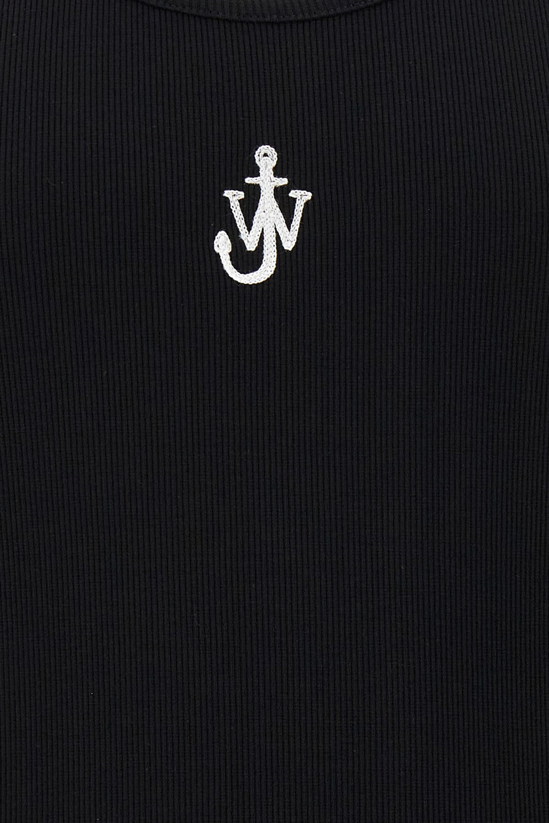 Anchor Embroidery Top Nero