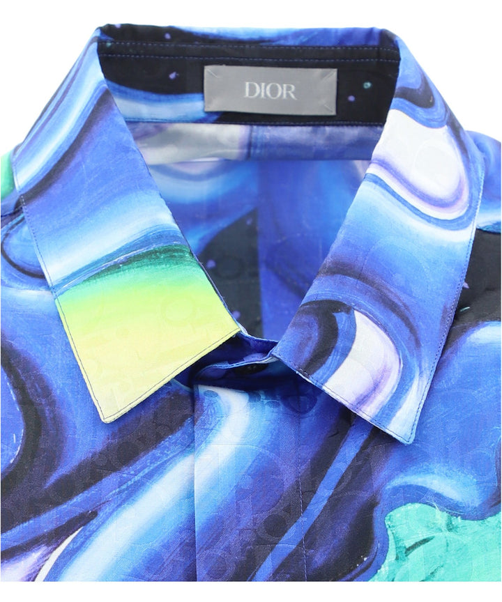 Kenny Scharf X Dior Shirts Blu